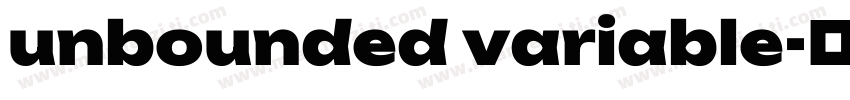 unbounded variable字体转换